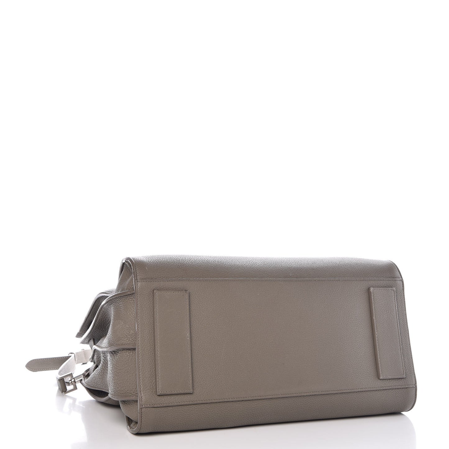 Grained Calfskin Medium Supple Sac De Jour Kaki Militaire