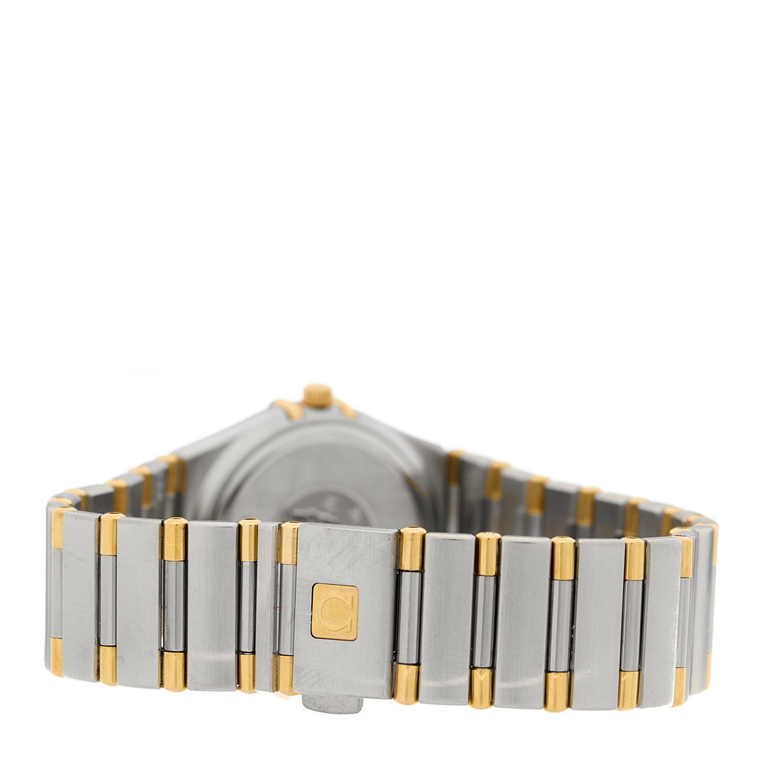Omega Stainless Steel 18K Yellow Gold 25mm Constellation Quartz Watch White 1372.30.00 3 of 5