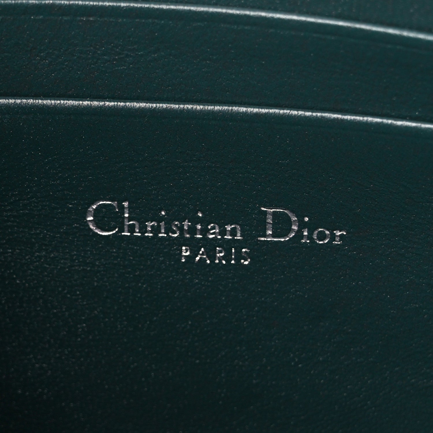 Christian Dior Canvas Macrocannage Caro Pouch Green Multicolor 6 of 11