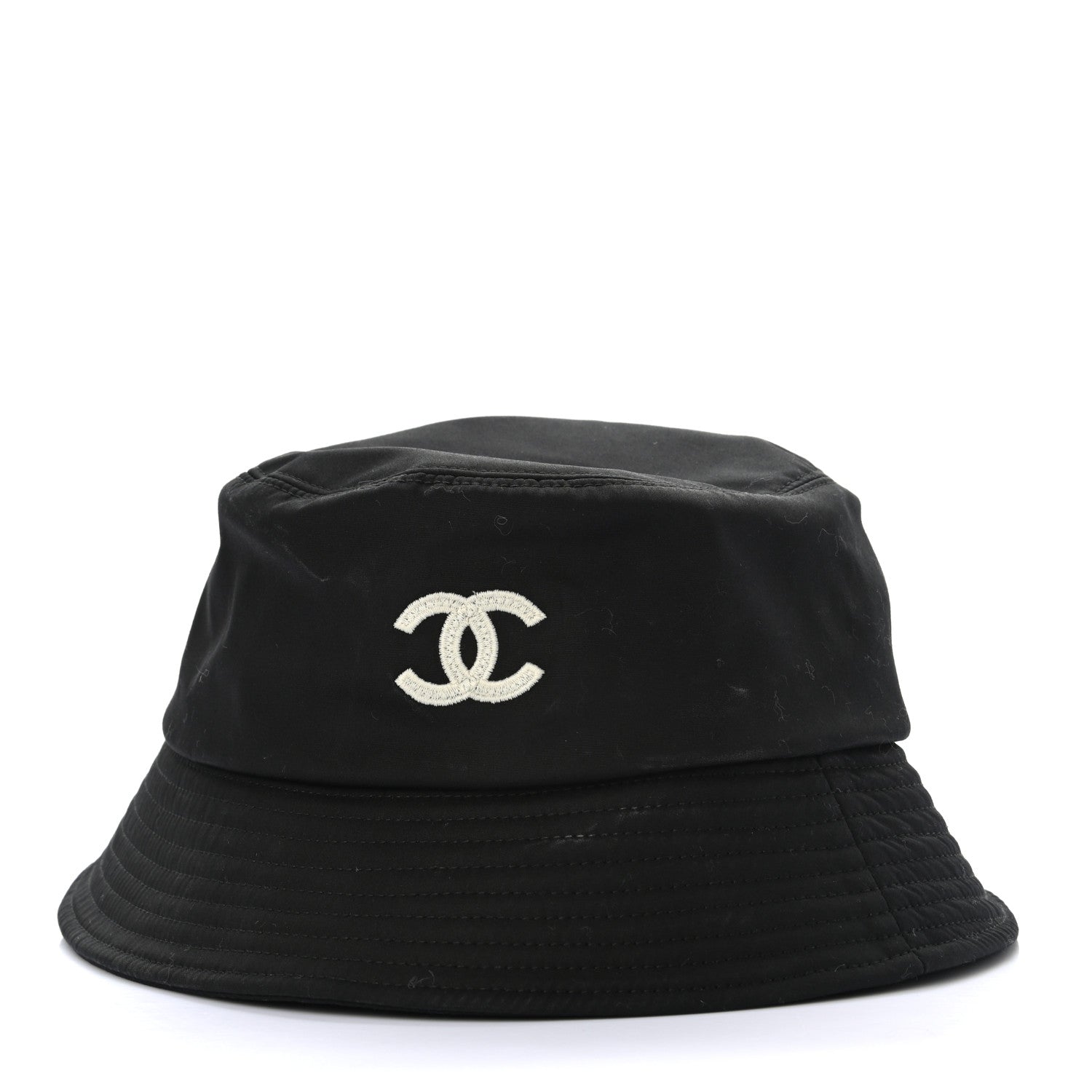 Chanel Cotton CC Bucket Hat M Black 1 of 8