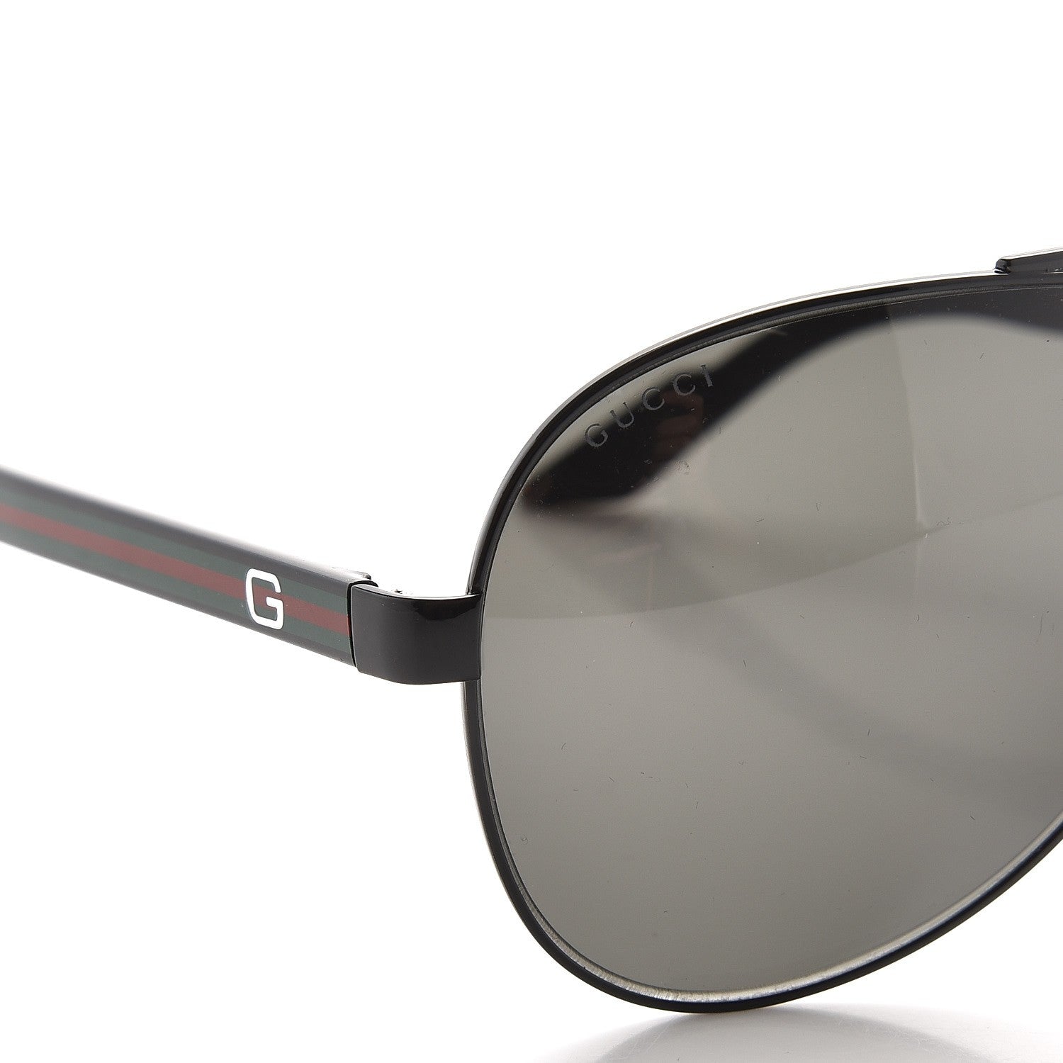 Gucci GG Web Aviator GG1951S Sunglasses Black 7 of 8