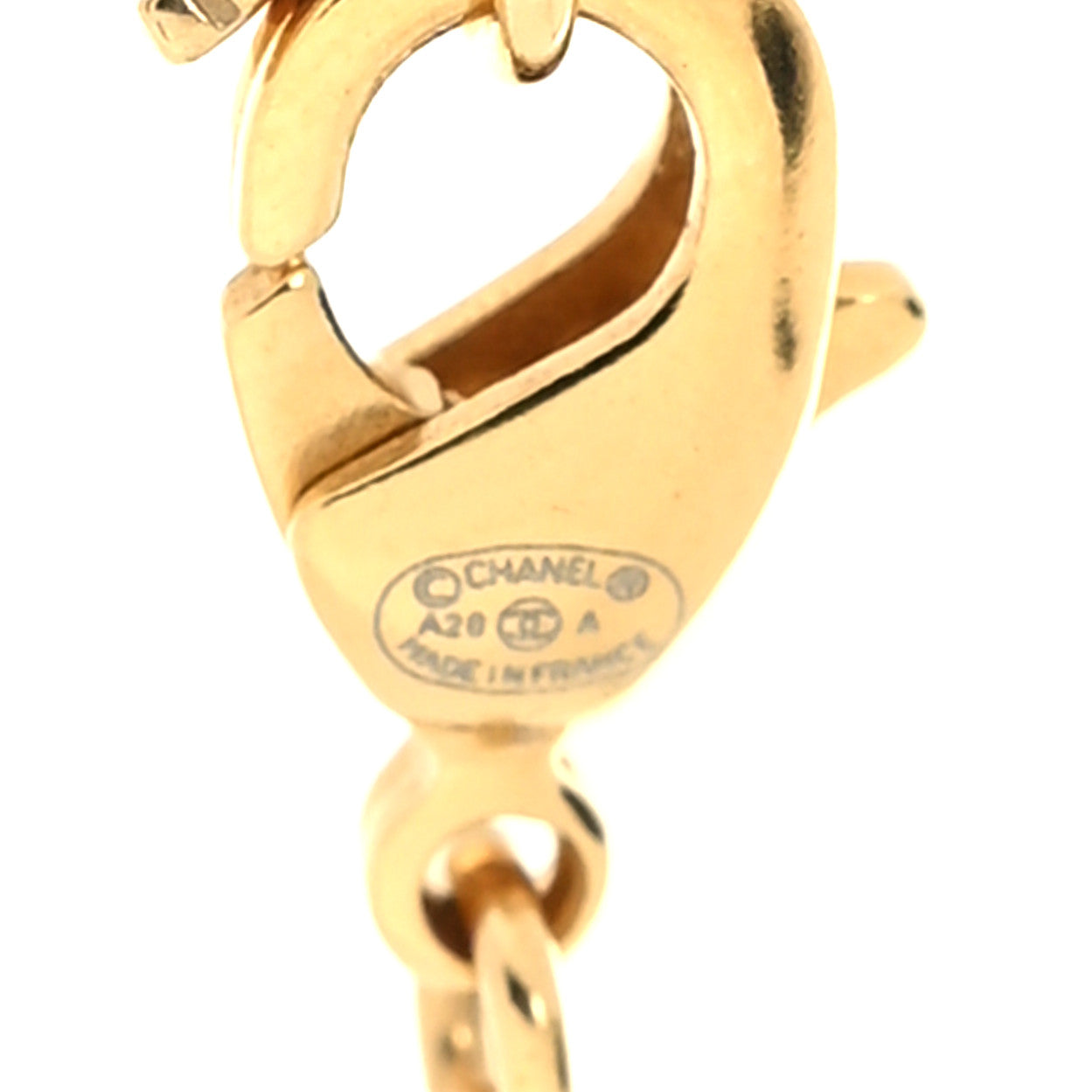 Chanel Enamel Crystal Pearl CC Camellia Necklace Gold Black 5 of 5