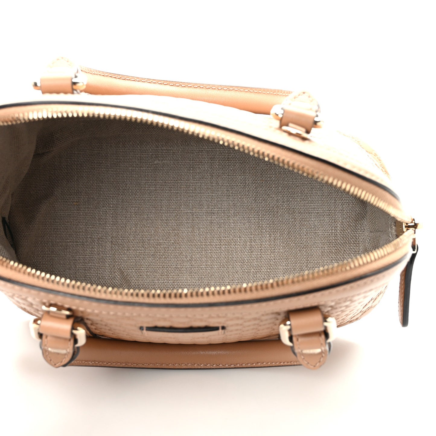 Soft Microguccissima Mini Dome Bag Camelia