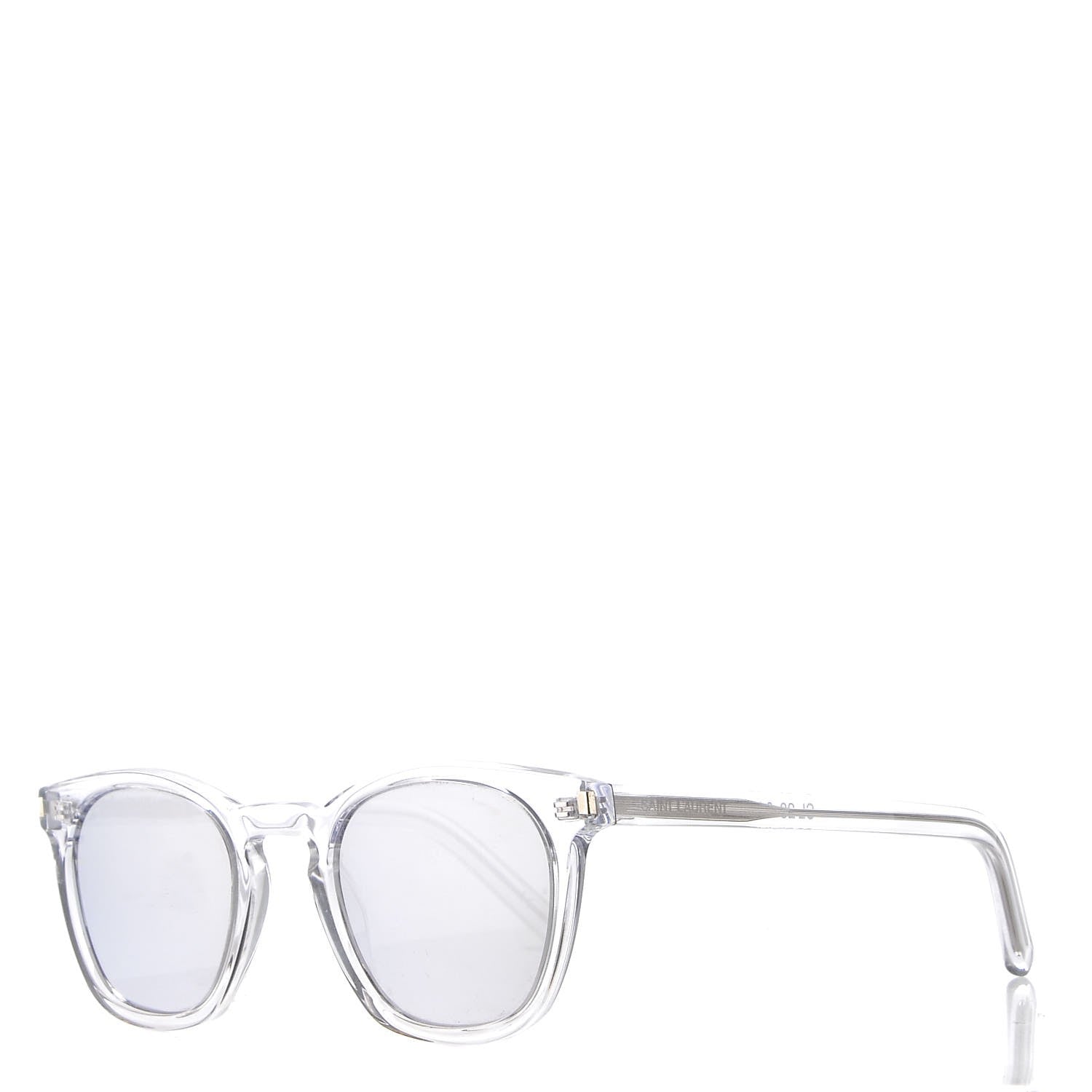 Saint Laurent SL 28 Sunglasses Crystal 1 of 8