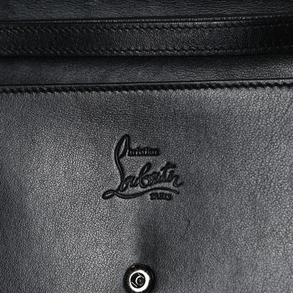 Christian Louboutin Calfskin Macaron Spiked Flap Wallet Black 9 of 10