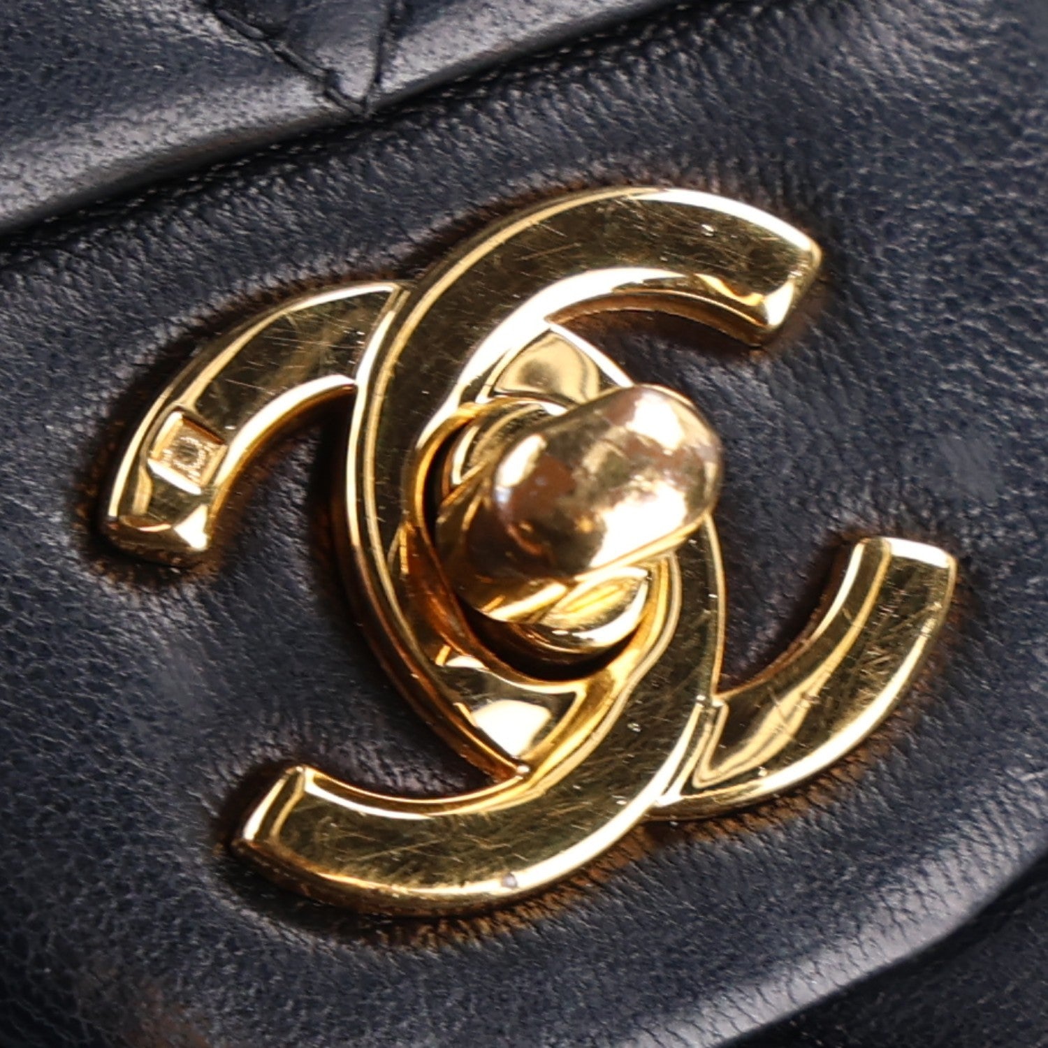Chanel Lambskin Quilted Medium Double Flap Black 4 of 12