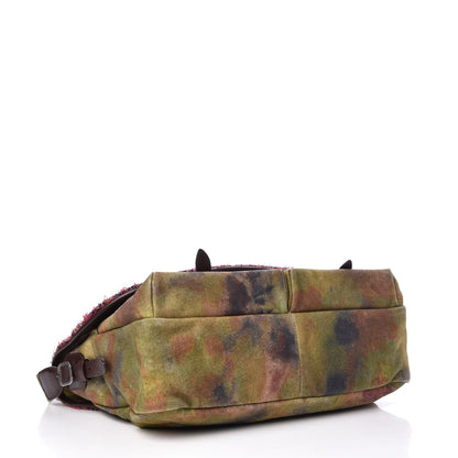 Chanel Washed Toile Large Graffiti On The Pavements Messenger Khaki Multicolor 4 of 8