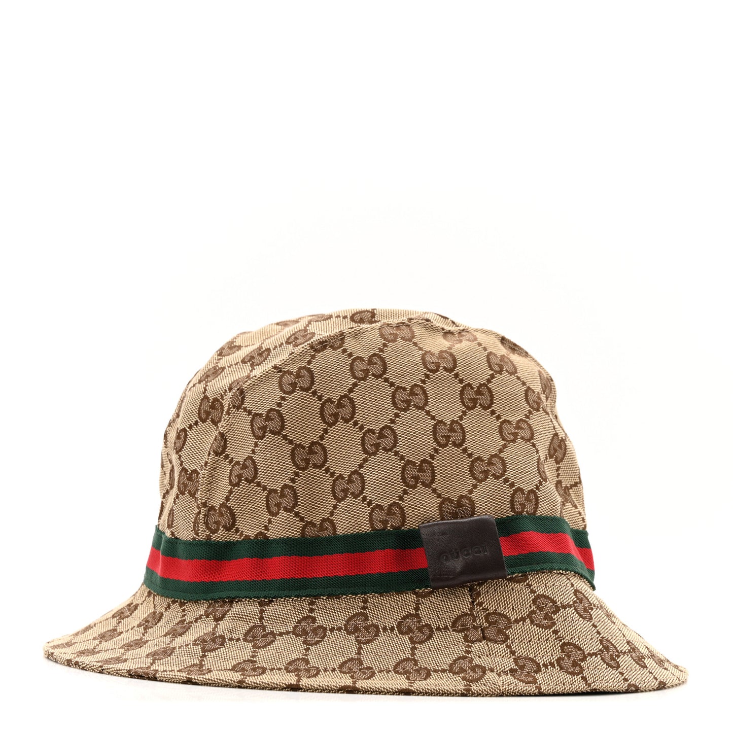 Monogram Web Bucket Hat XL Brown