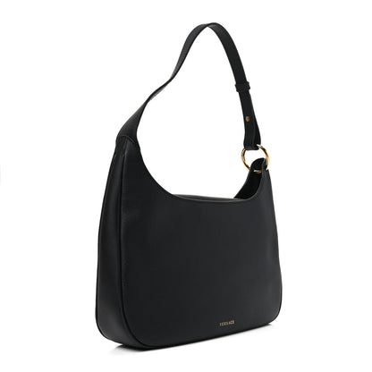 Versace Calfskin La Medusa Medium Hobo Crossbody Black 3 of 9