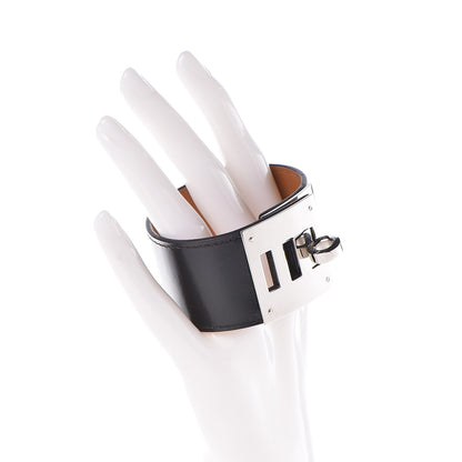 Hermes Chamonix Kelly Dog Bracelet Black 2 of 7