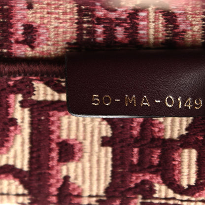 Christian Dior Oblique Large Book Tote Burgundy Multicolor 7 of 12