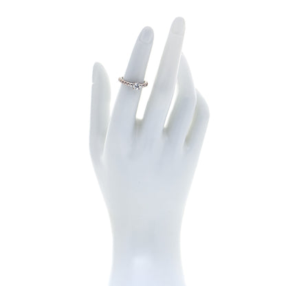 Van Cleef & Arpels Platinum Diamond .53ct Perlee Solitaire Engagement Ring 49 4.75 2 of 9