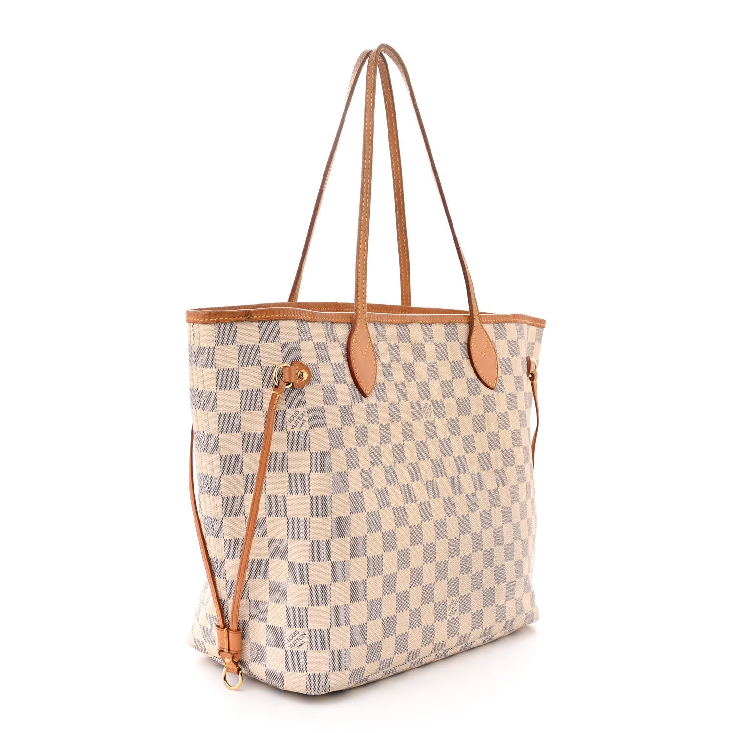 Louis Vuitton LOUIS VUITTON Damier Azur Neverfull MM 3 of 9