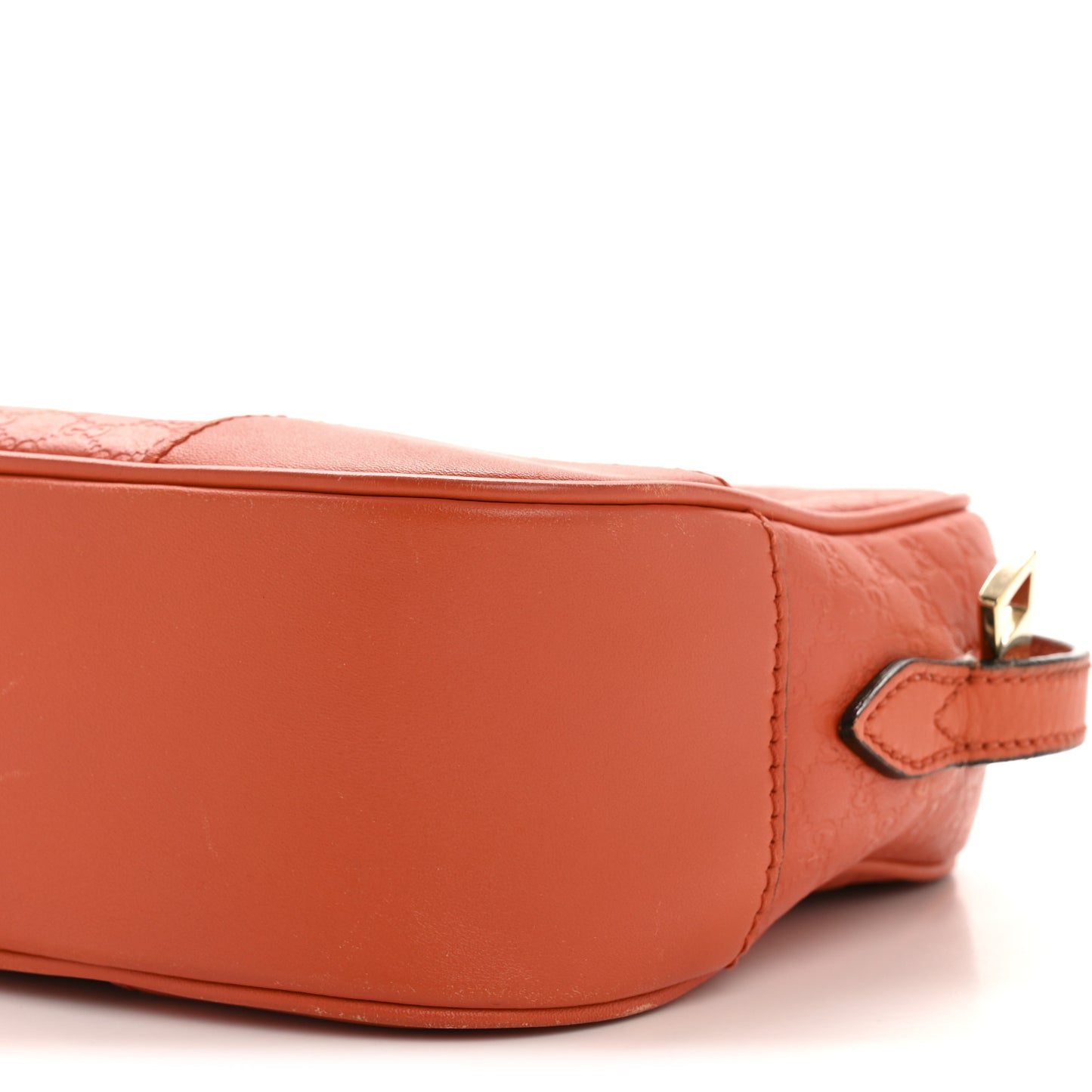 Soft Microguccissima Mini Bree Messenger Bag Sun Orange