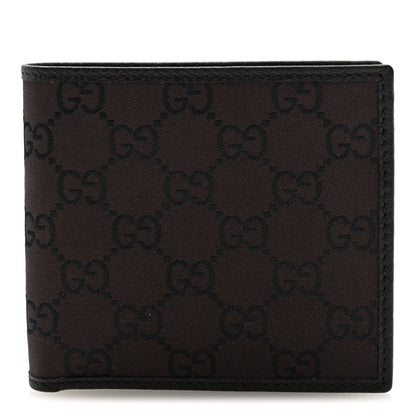 Gucci Monogram Bi-Fold Wallet Brown 1 of 7