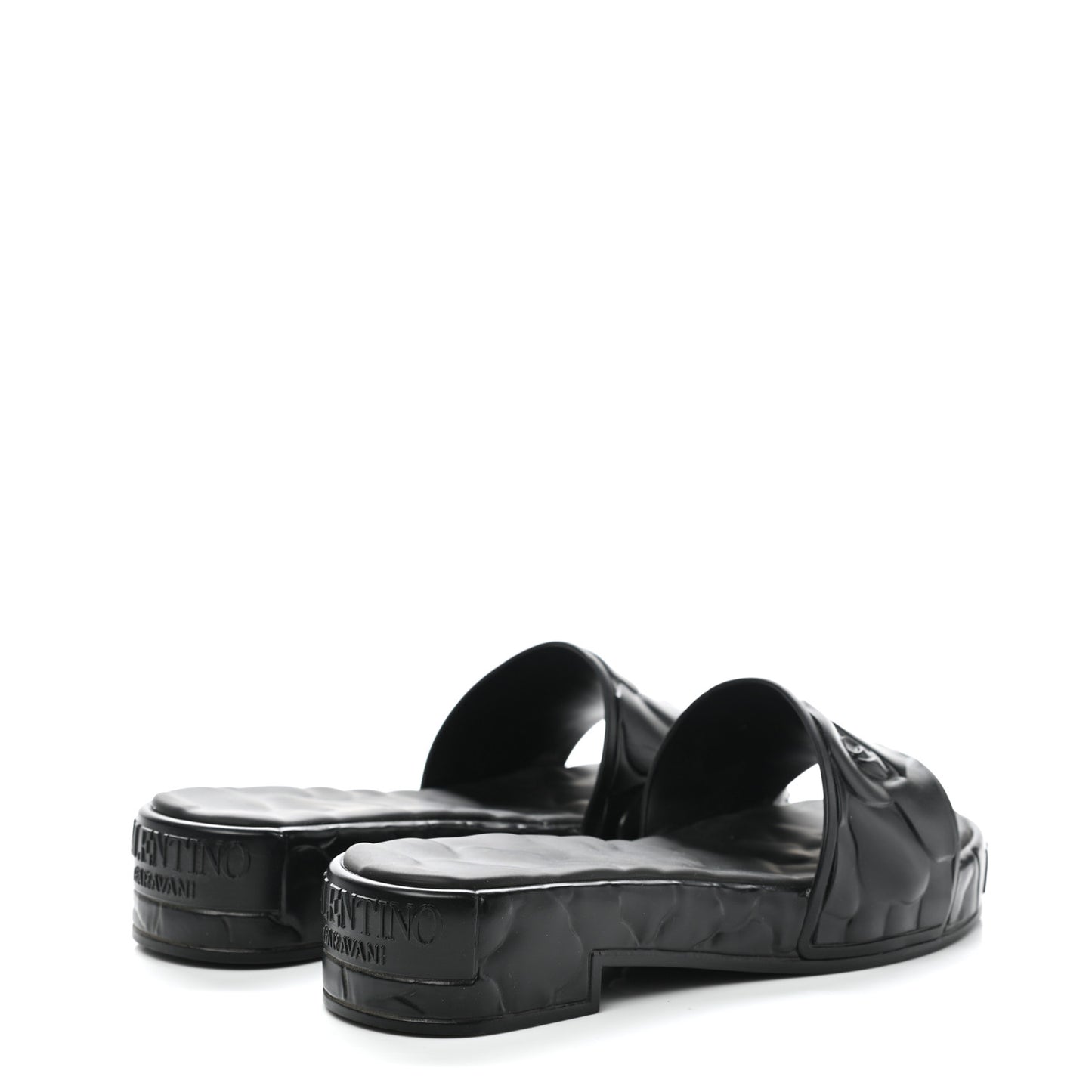 Rubber Atelier 03 Rose Edition 25/40mm Platform Slide Sandals 36 Black