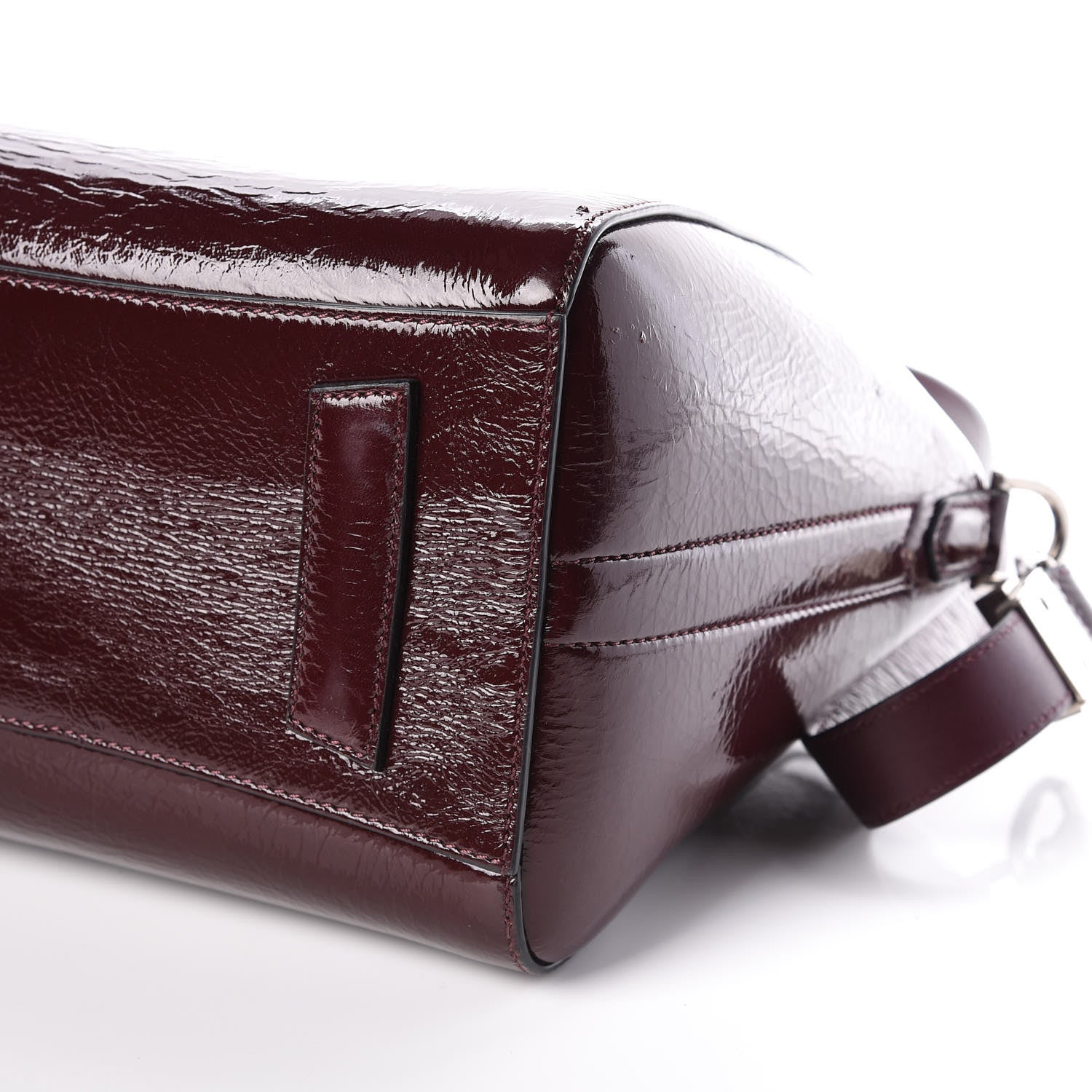 Givenchy Crinkled Patent Calfskin Small Antigona Aubergine 6 of 9