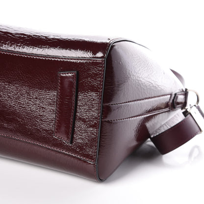 Givenchy Crinkled Patent Calfskin Small Antigona Aubergine 6 of 9