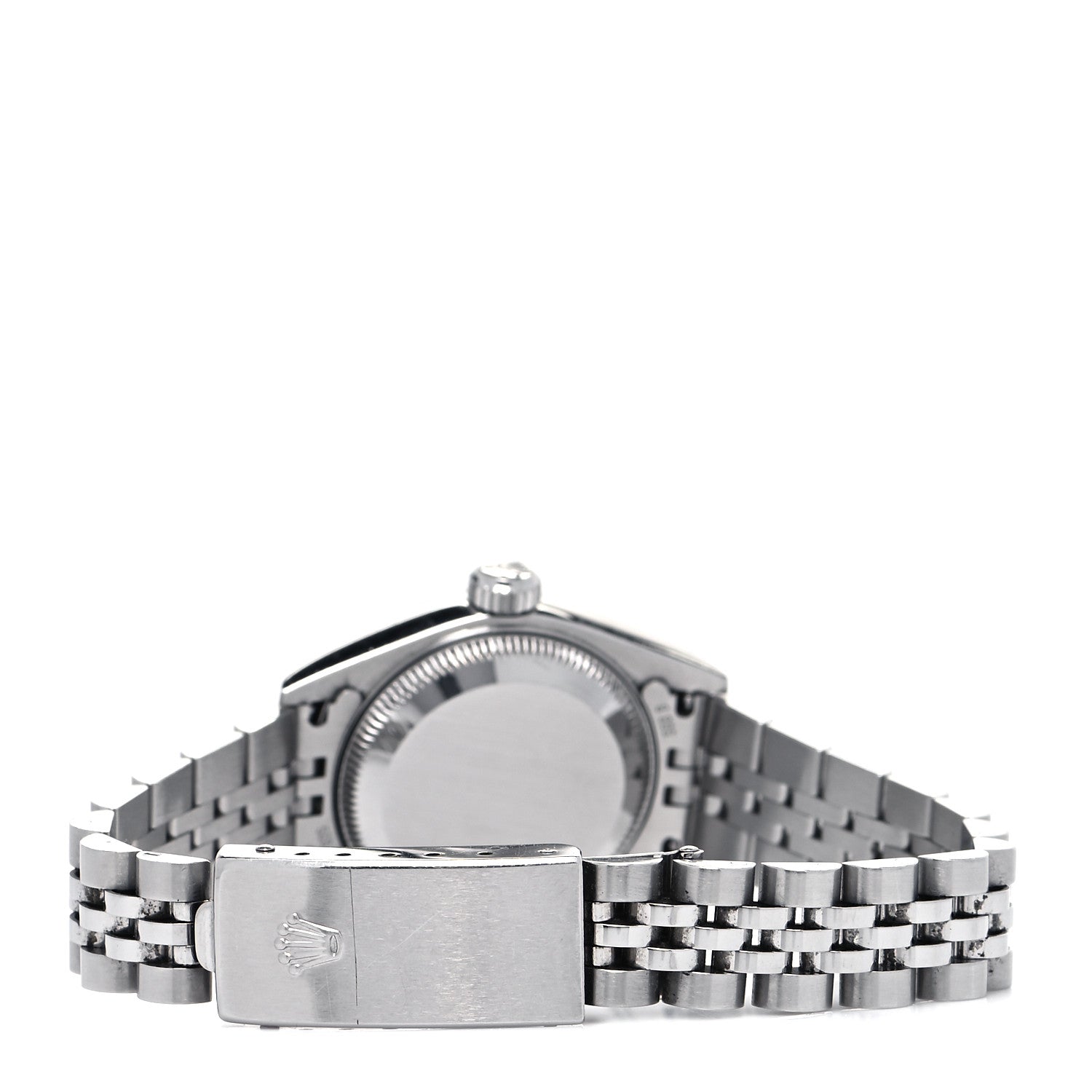 Rolex Stainless Steel 18K White Gold Diamond Mother of Pearl 26mm Oyster Perpetual Datejust Watch 79174 3 of 4