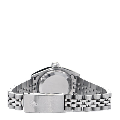 Rolex Stainless Steel 18K White Gold Diamond Mother of Pearl 26mm Oyster Perpetual Datejust Watch 79174 3 of 4