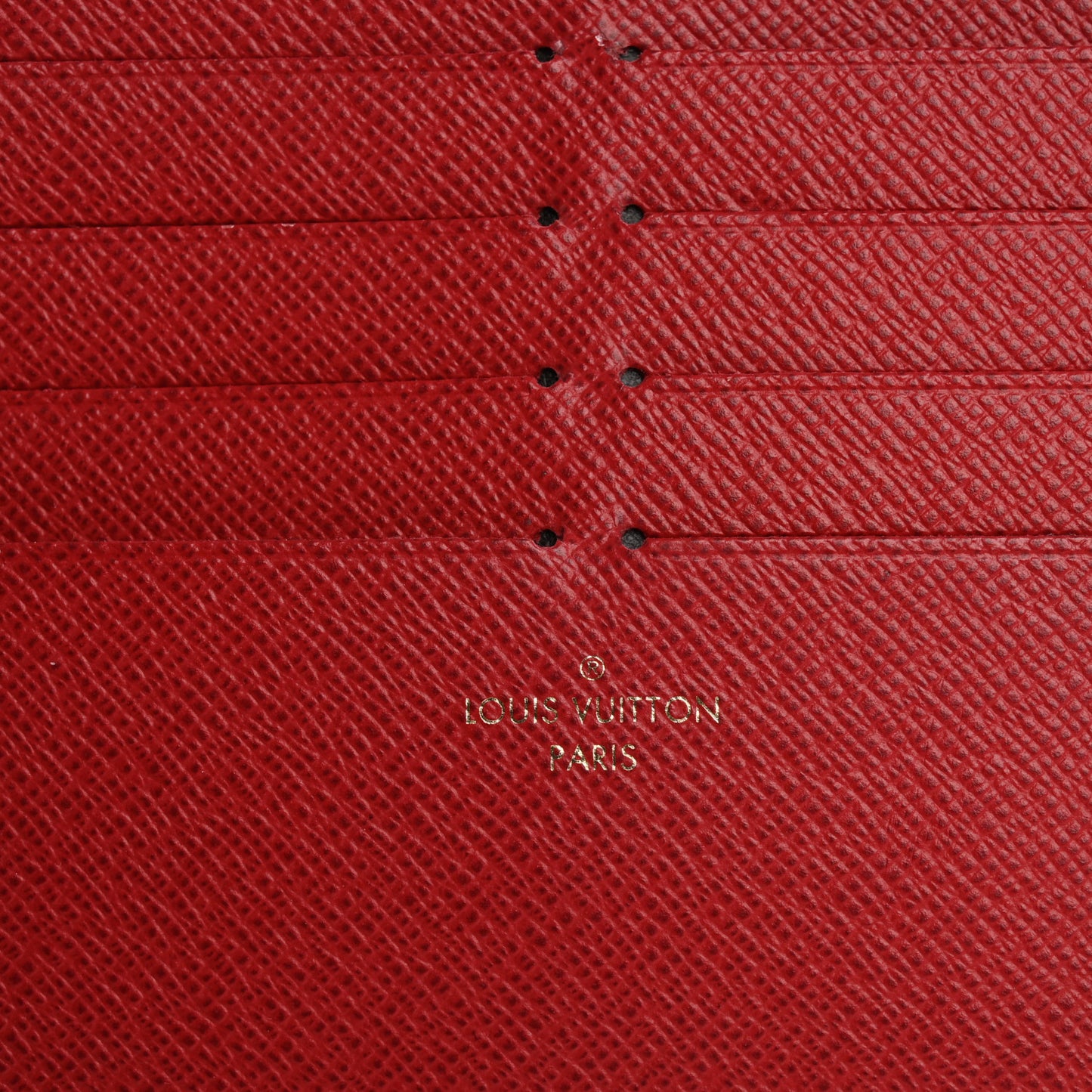 Calfskin Felicie Card Holder Insert Cherry