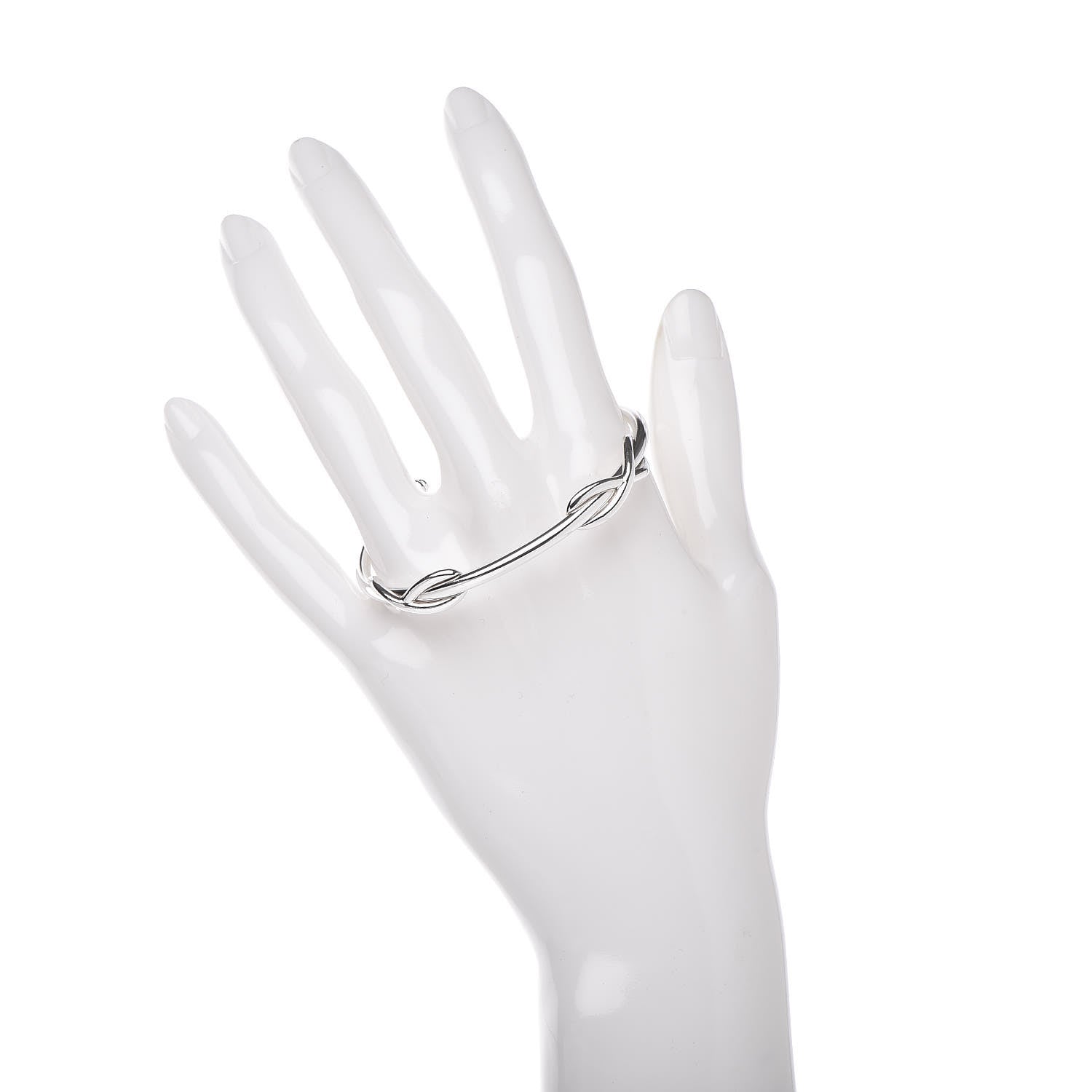 Tiffany Sterling Silver Infinity Cuff Bracelet 2 of 4
