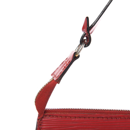 Louis Vuitton Epi Pochette Accessories 24 Castillan Red 12 of 15