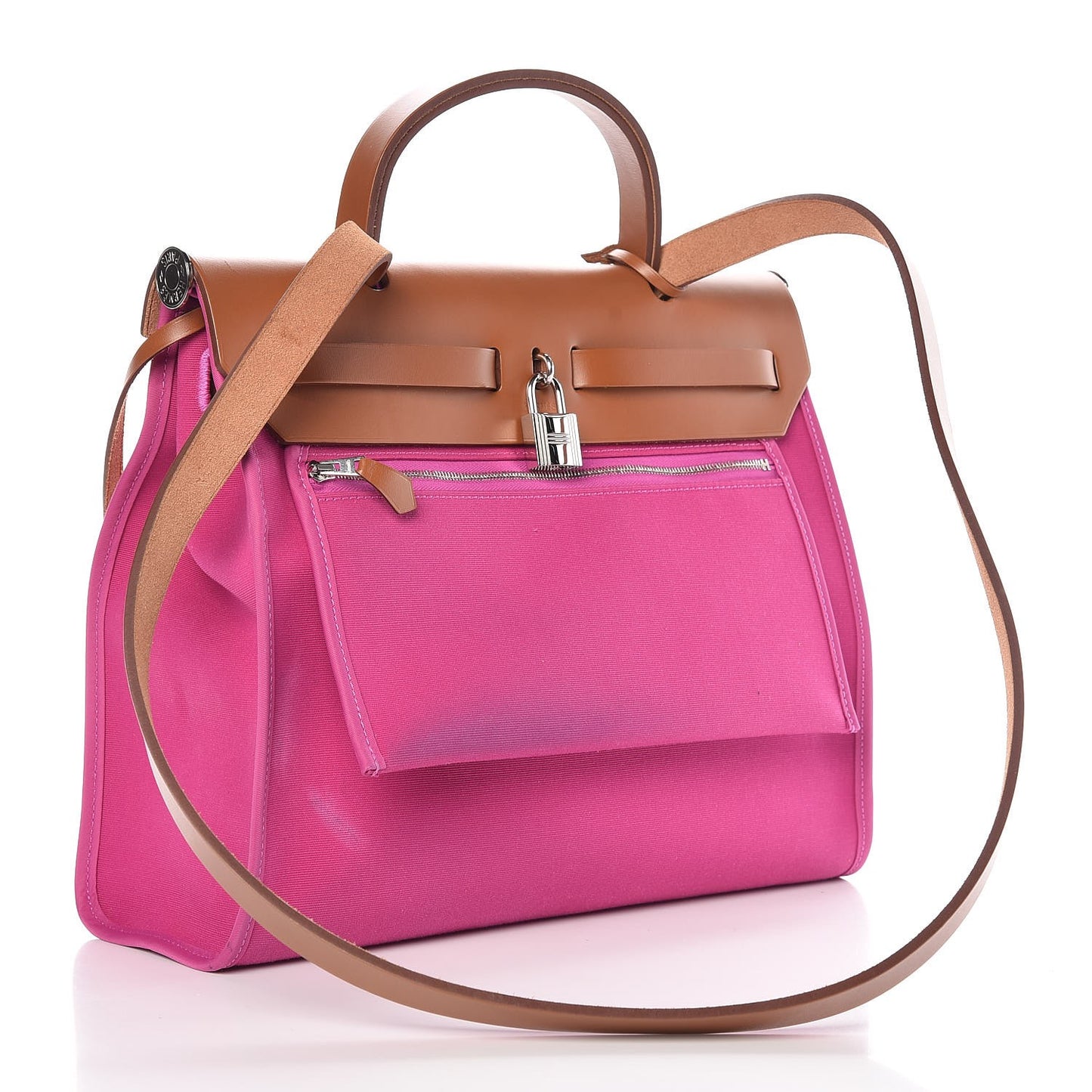 Vache Hunter Toile Herbag Zip 31 PM Magnolia Fauve