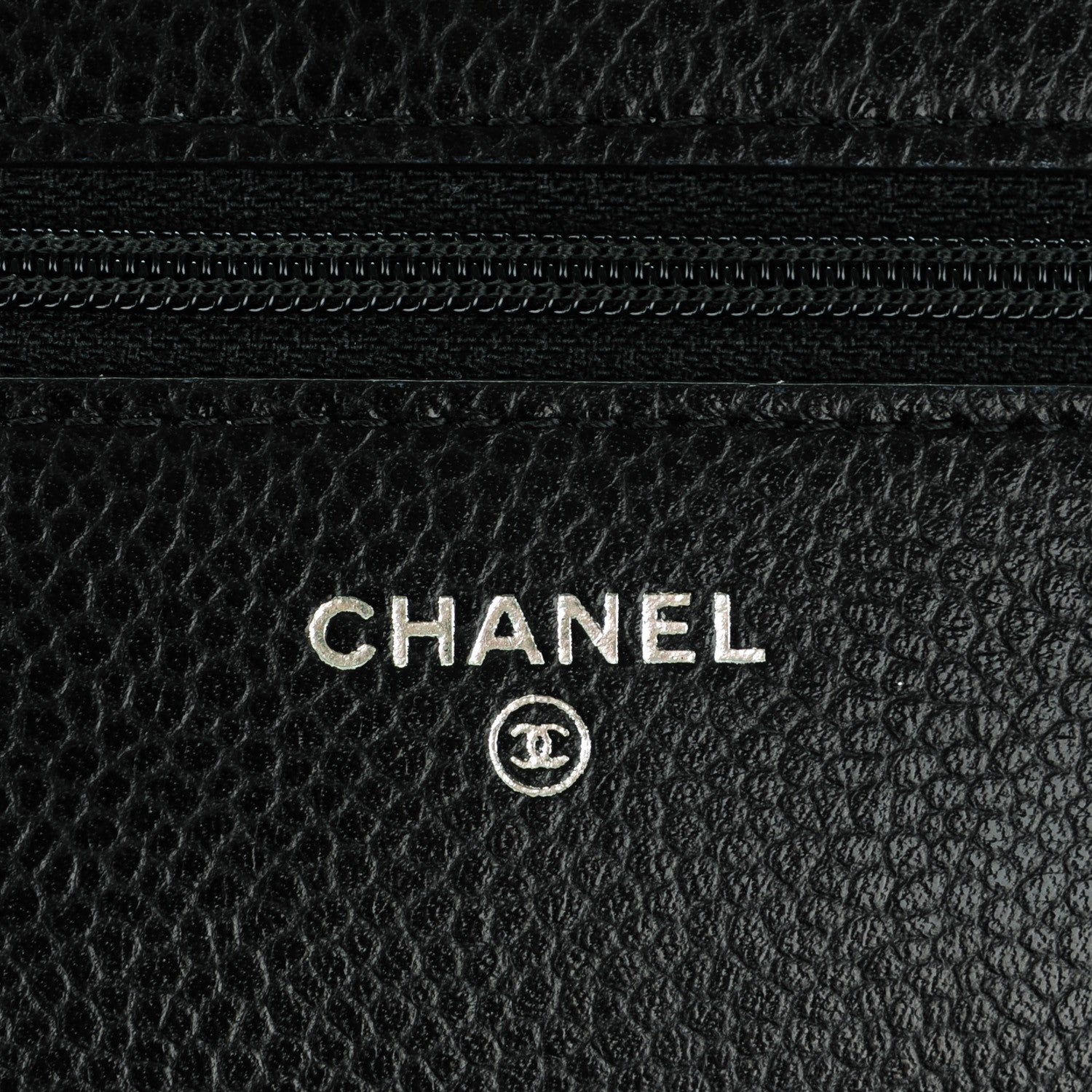Chanel Caviar Quilted Wallet On Chain WOC Black 6 of 7