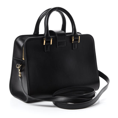 Saint Laurent Calfskin Monogram Baby Cabas Black 3 of 10