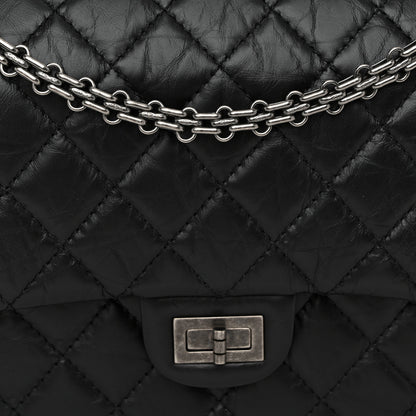Chanel Aged Calfskin Quilted 2.55 Reissue 226 Flap Black 8 of 12