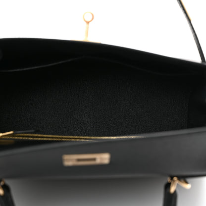 Hermes Epsom Kelly Sellier 28 Black 5 of 11