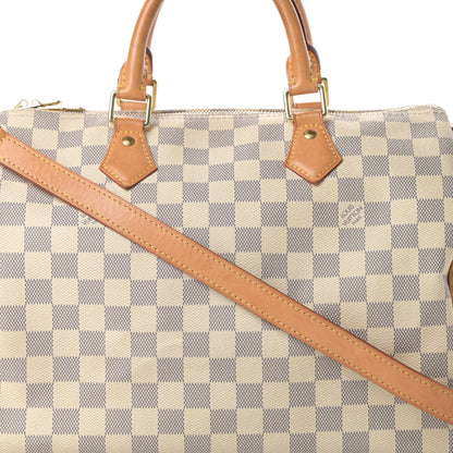 Louis Vuitton Damier Azur Speedy Bandouliere 30 9 of 16