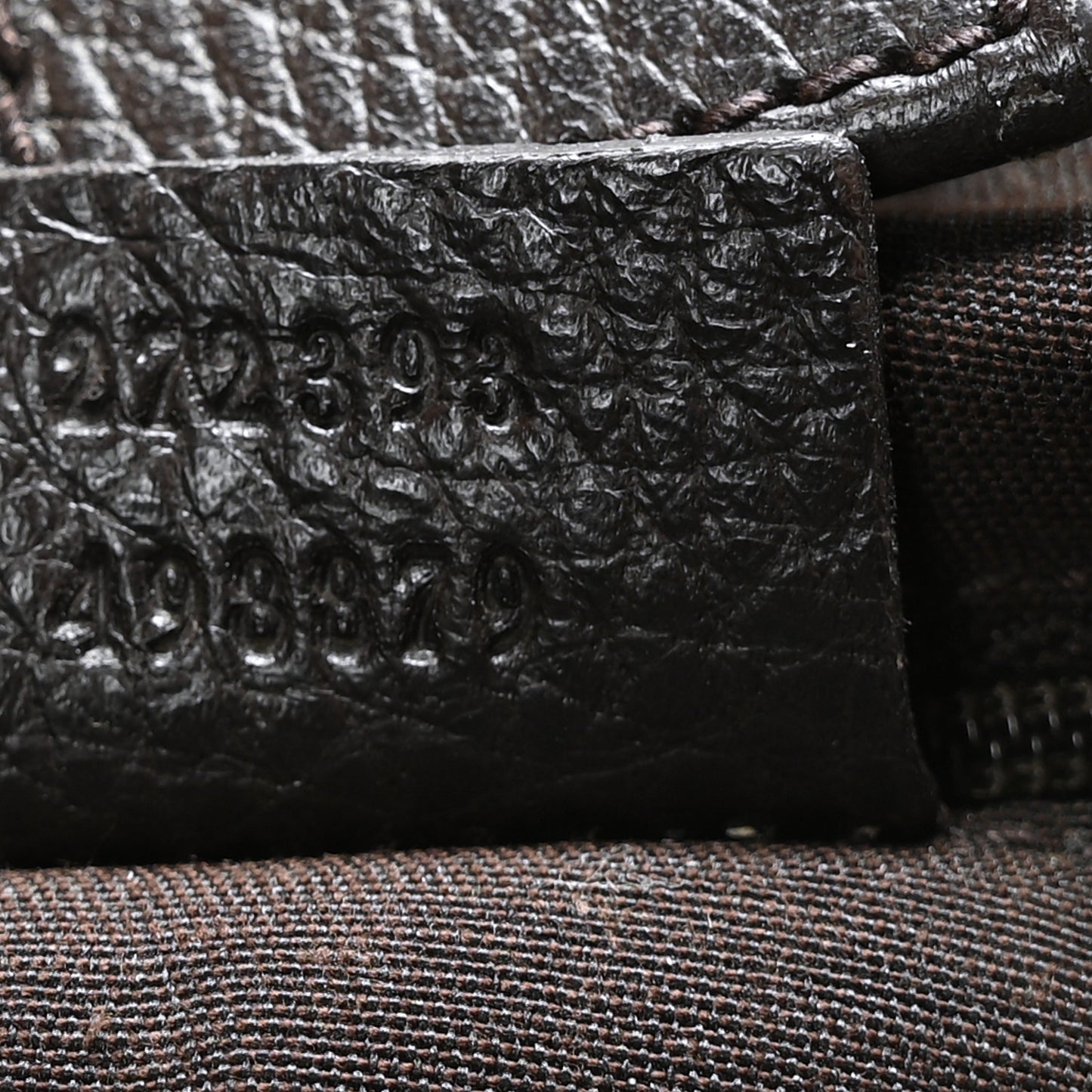 Monogram Medium Abbey Convertible Tote Dark Brown