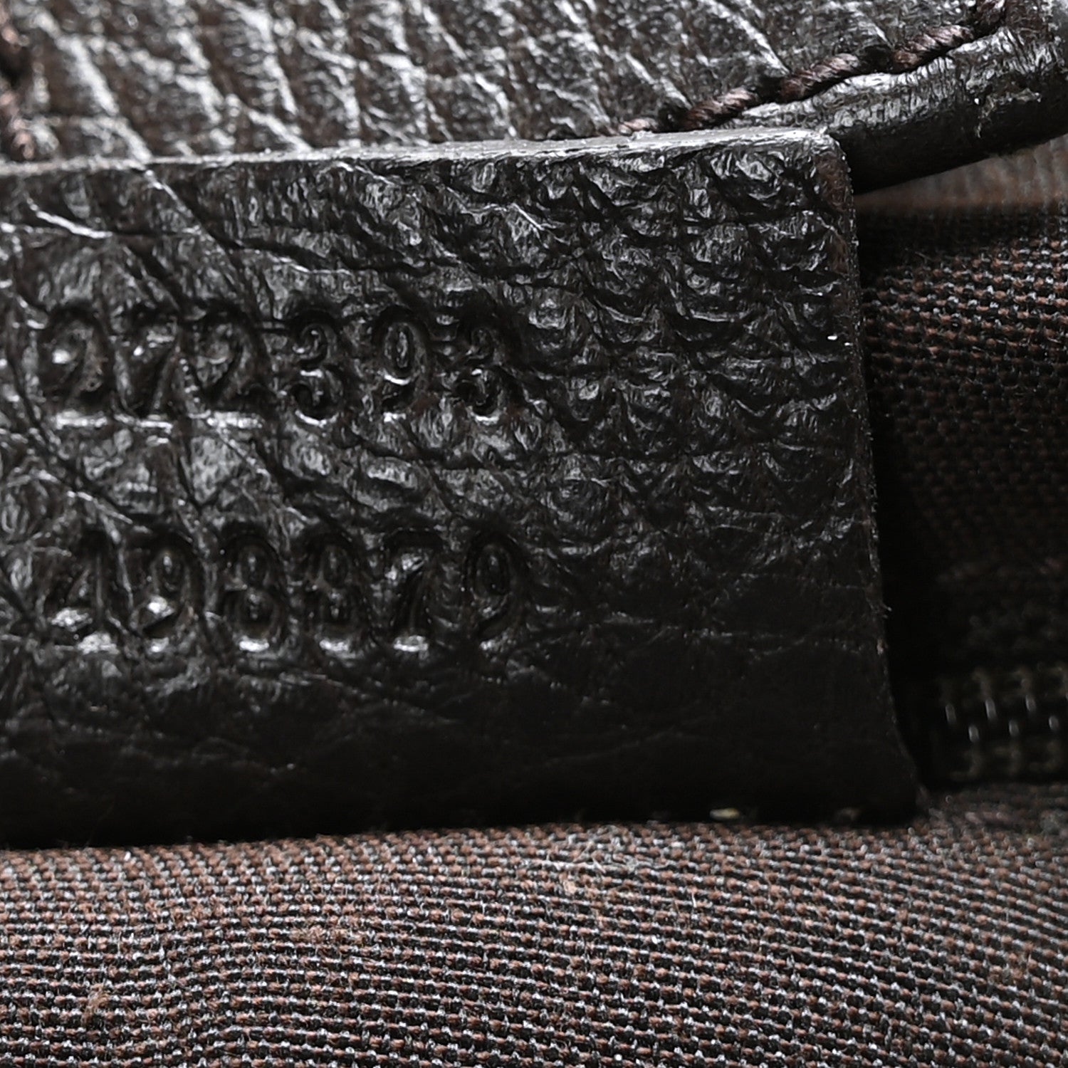 Gucci Monogram Medium Abbey Convertible Tote Dark Brown 7 of 9