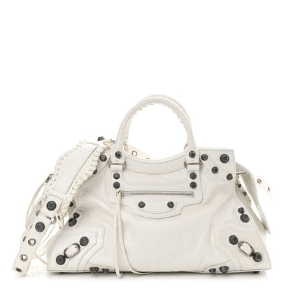 Balenciaga Agneau Arena Neo Cagole City Handbag Optic White 1 of 20
