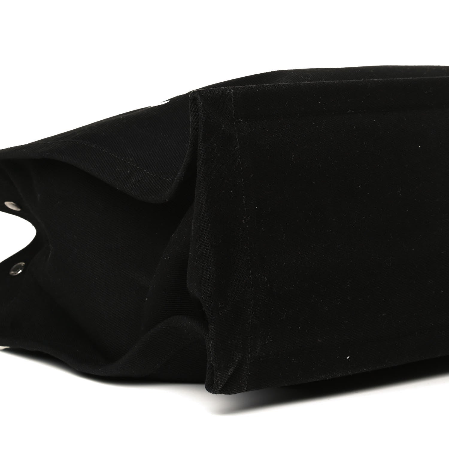 Saint Laurent Linen Calfskin Rive Gauche Tote Black 8 of 18