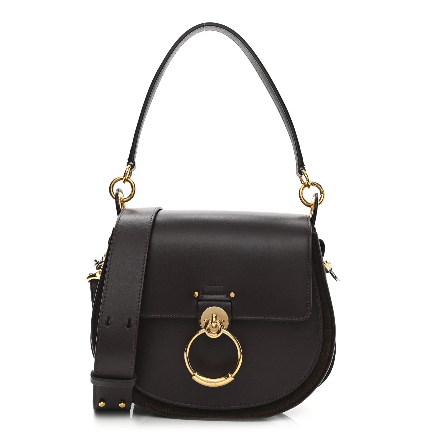 Chloe Calfskin Large Tess Bag Raisin 1 of 11