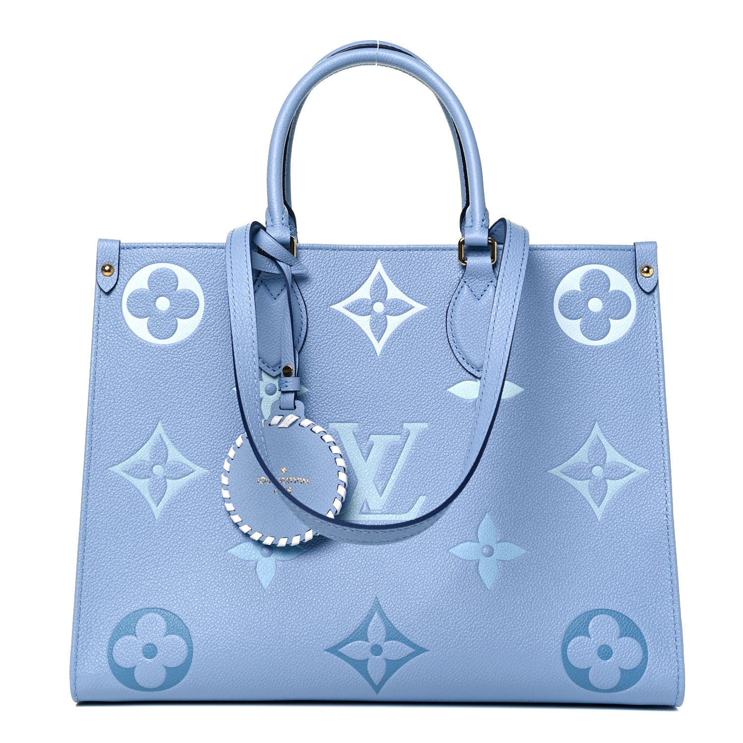 Louis Vuitton Empreinte Monogram Giant By The Pool Onthego MM Summer Blue 1 of 10