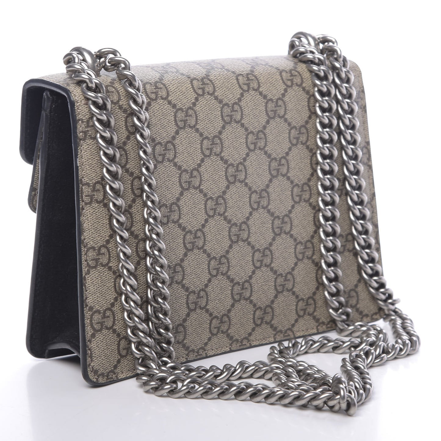 GG Supreme Monogram Mini Dionysus Shoulder Bag Black