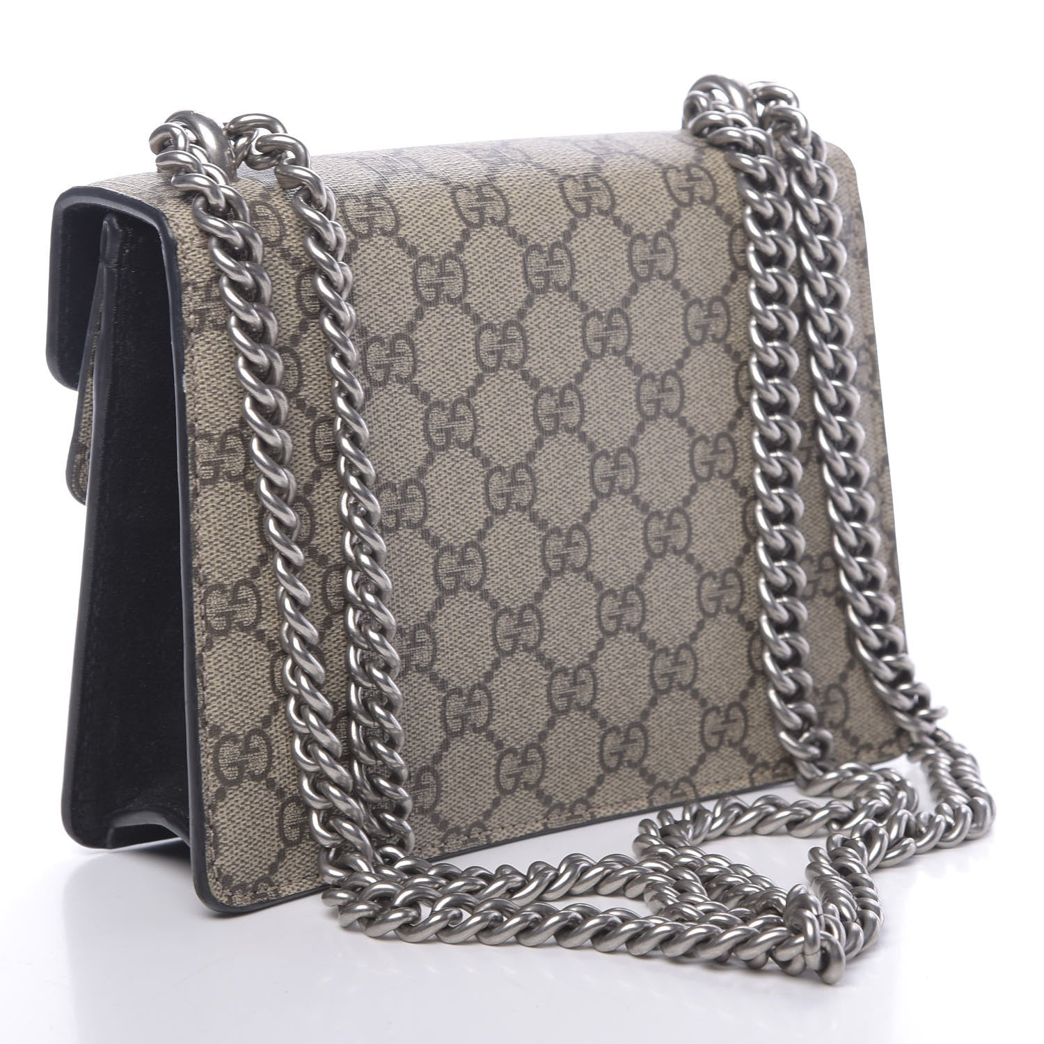 Gucci GG Supreme Monogram Mini Dionysus Shoulder Bag Black 3 of 11