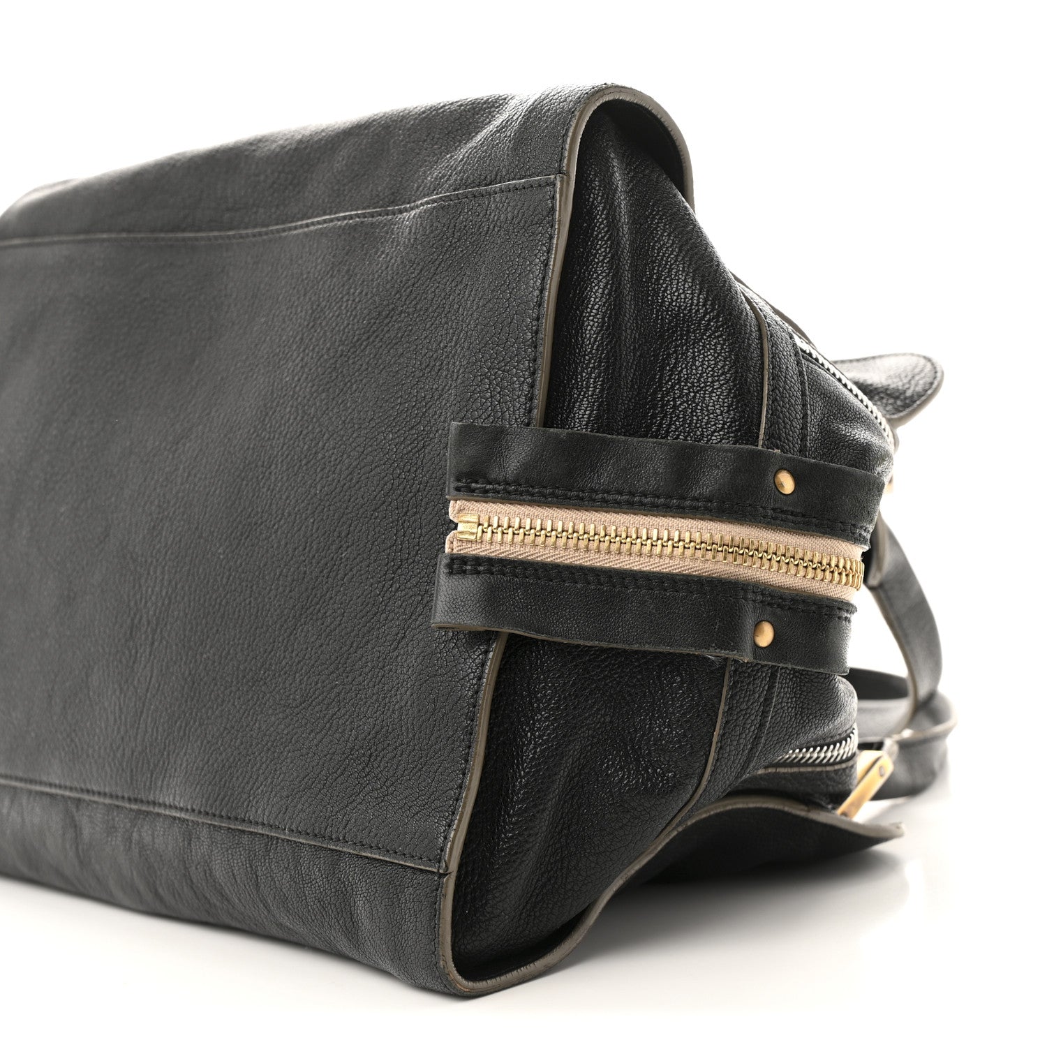 Chloe Goatskin Large Dalston Satchel Black 9 of 16