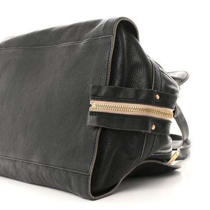 Chloe Goatskin Large Dalston Satchel Black 9 of 16
