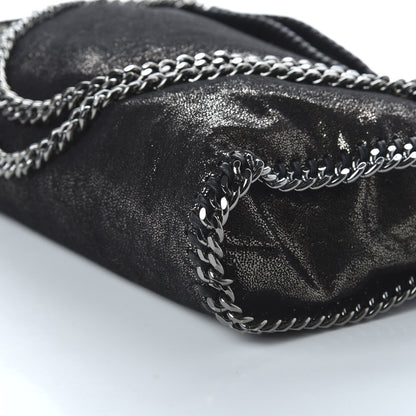 Stella McCartney Chamois Shiny Dotted Small Falabella Tote Ruthenium 7 of 9