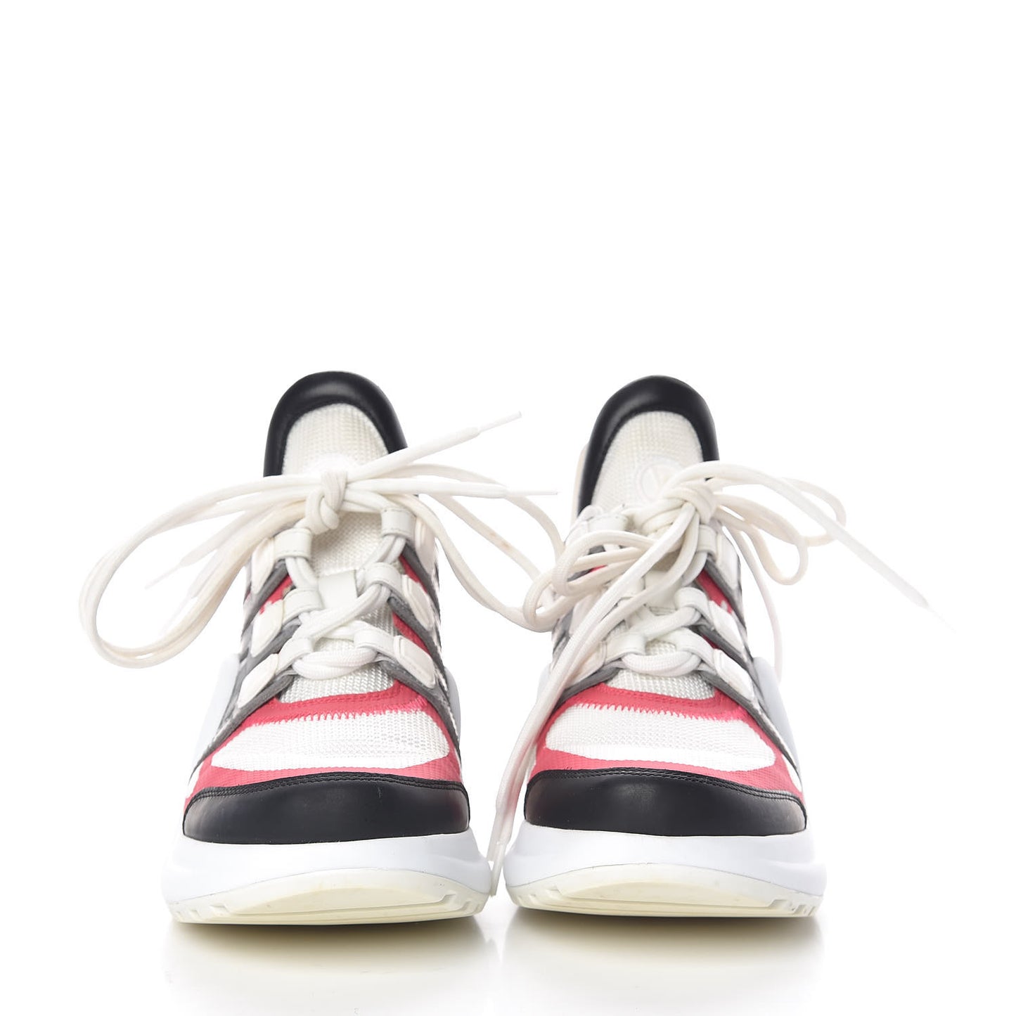 Calfskin Technical Nylon LV Archlight Sneaker 36 White