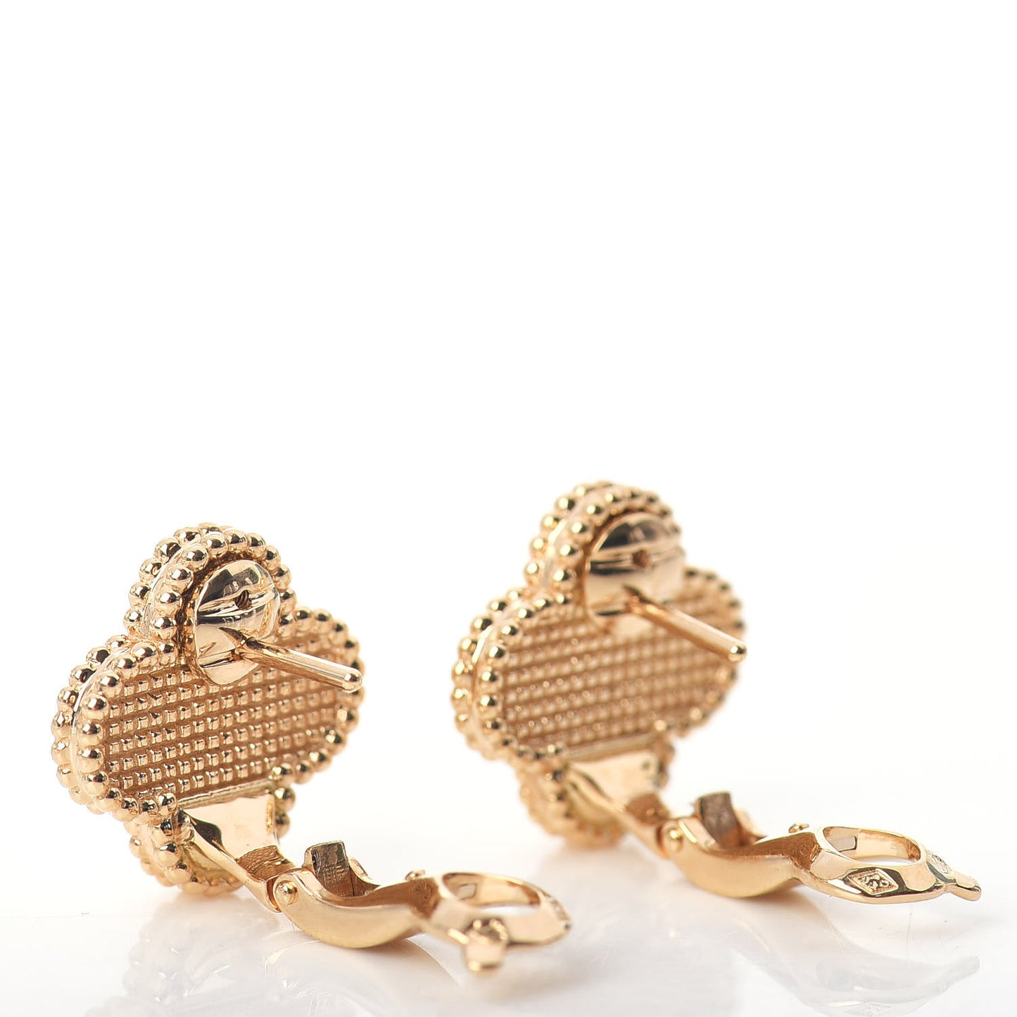 18K Yellow Gold Vintage Alhambra Earrings