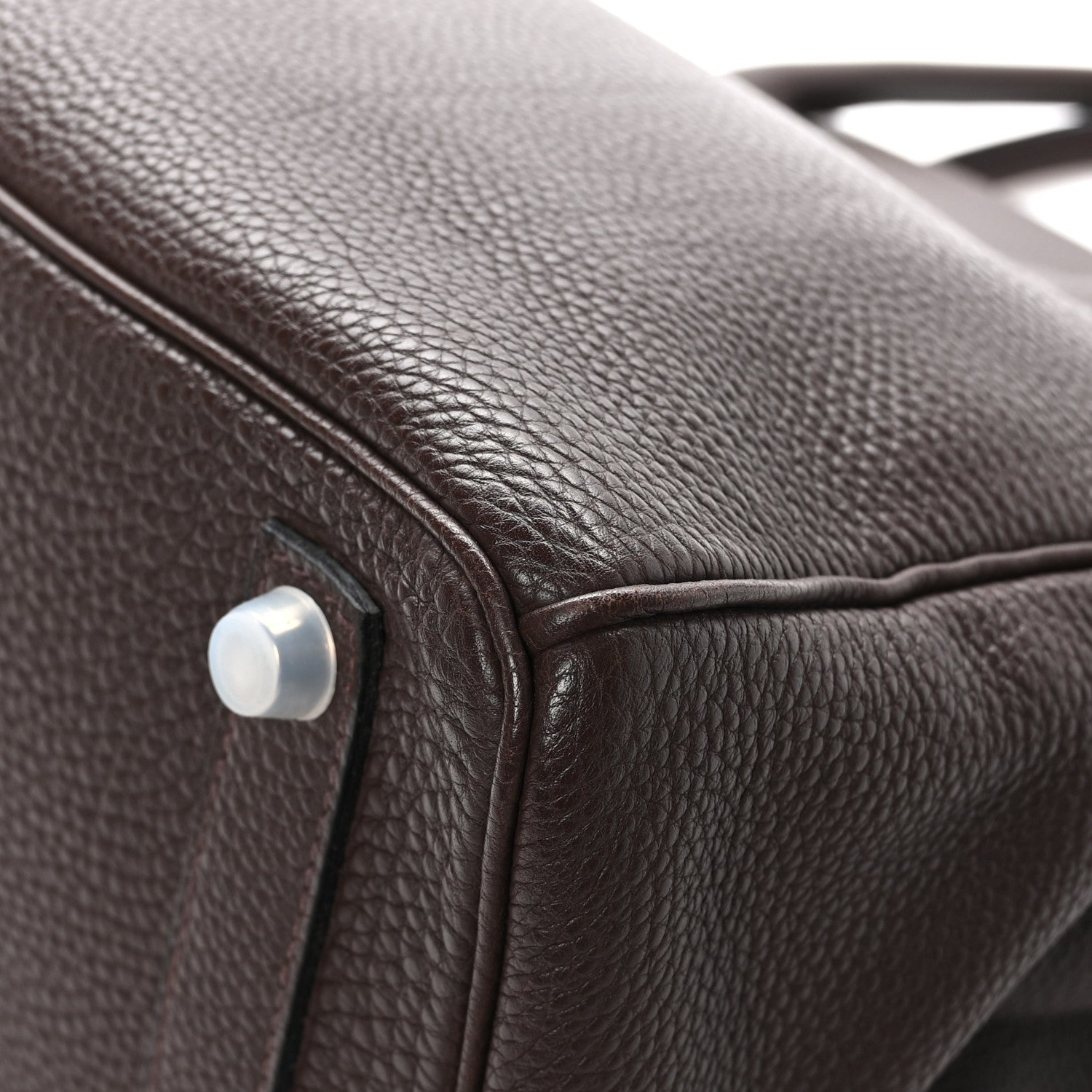 Hermes Togo HAC Birkin 32 Chocolate 12 of 12