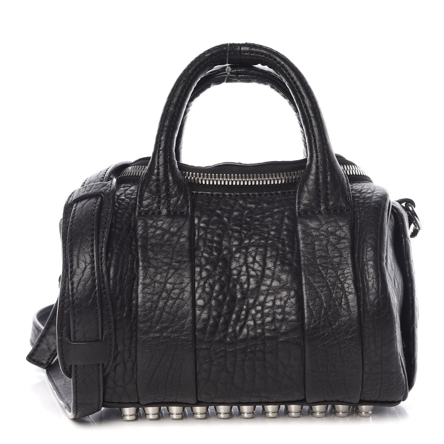 Pebbled Lambskin Mini Rockie Black Rhodium Hardware