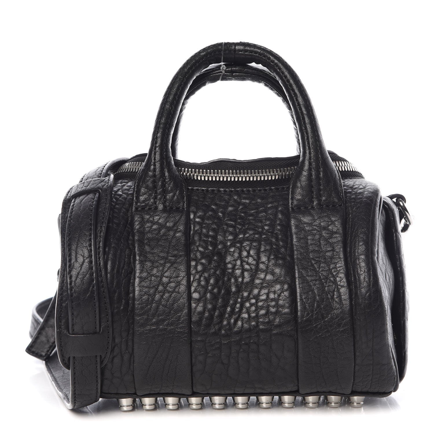 Alexander Wang Pebbled Lambskin Mini Rockie Black Rhodium Hardware 1 of 10