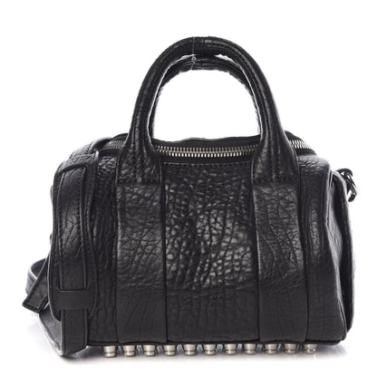 Alexander Wang Pebbled Lambskin Mini Rockie Black Rhodium Hardware 1 of 10
